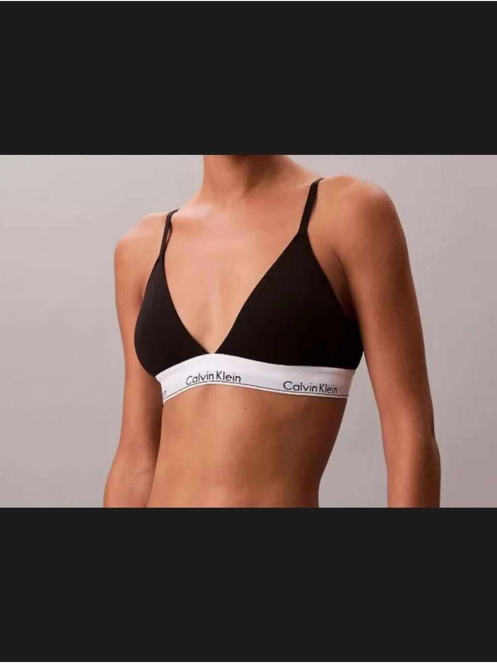 CALVIN KLEIN TRIANGLE BRALETTE - MSRP $42 Small